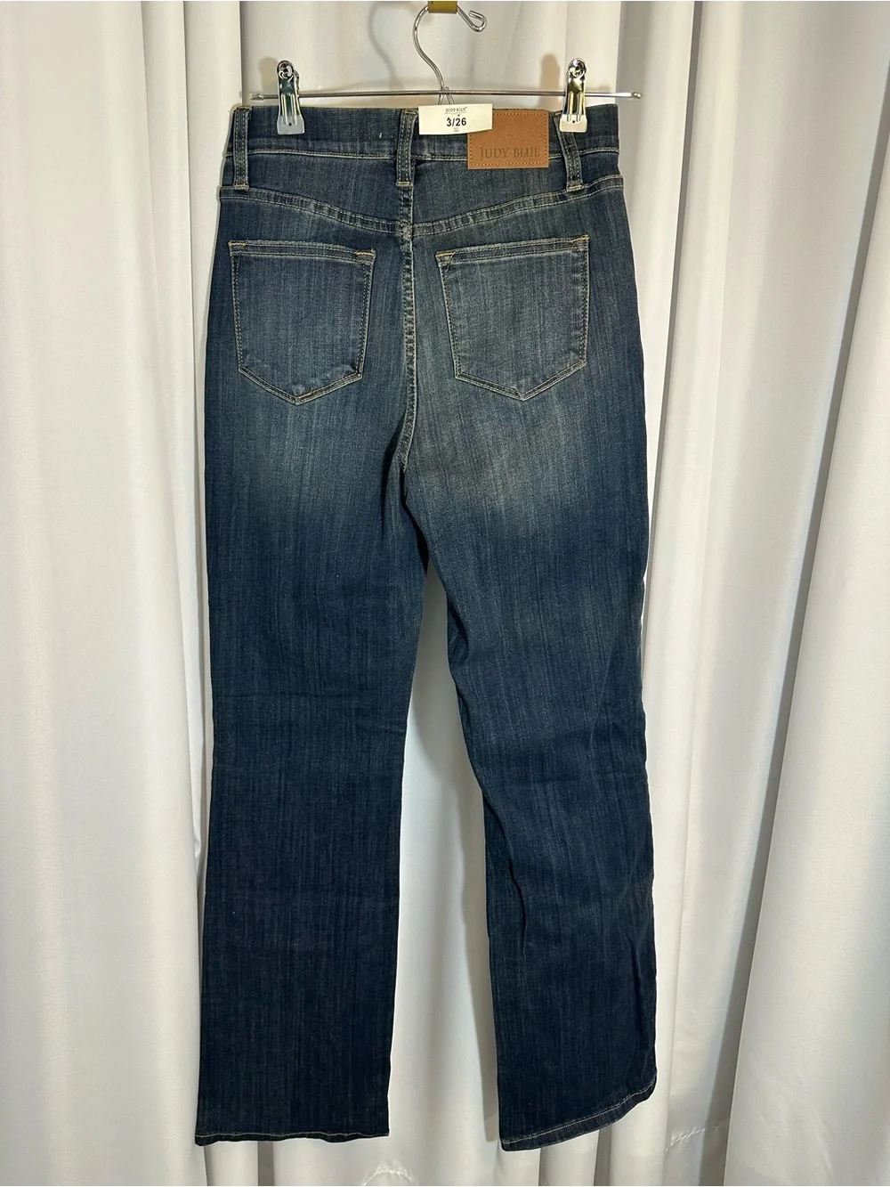 Judy Blue Dark Wash slim boot high waist Bootcut Jeans NWT size 3 26